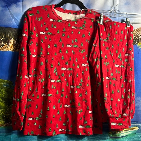 Vineyard Vines Other - Vineyard Vines Holiday Lounge/Pajamas Girls Size 16 EUC